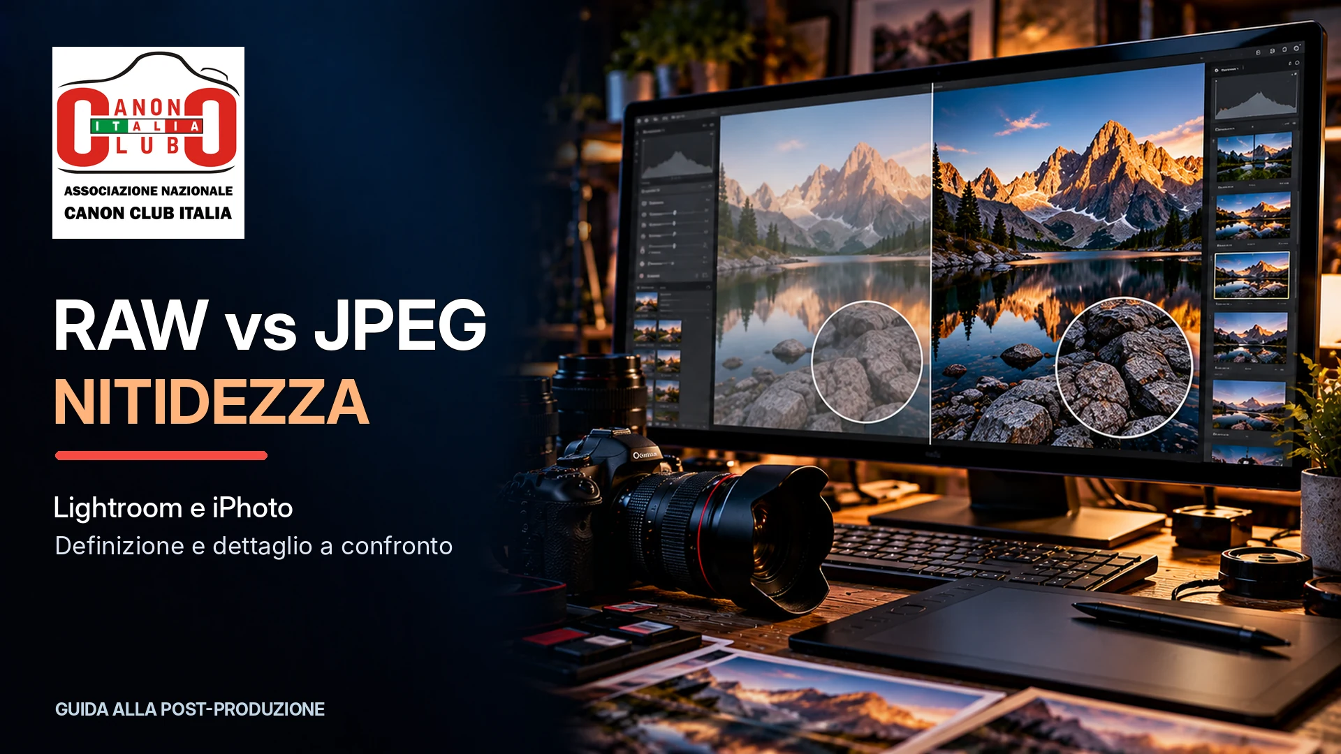 Definizione e nitidezza: confronto RAW in Lightroom vs JPEG su iPhoto per un’immagine allegata