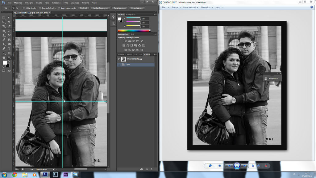 Coerenza del colore: allineare Photoshop, Windows e monitor per JPEG in sRGB