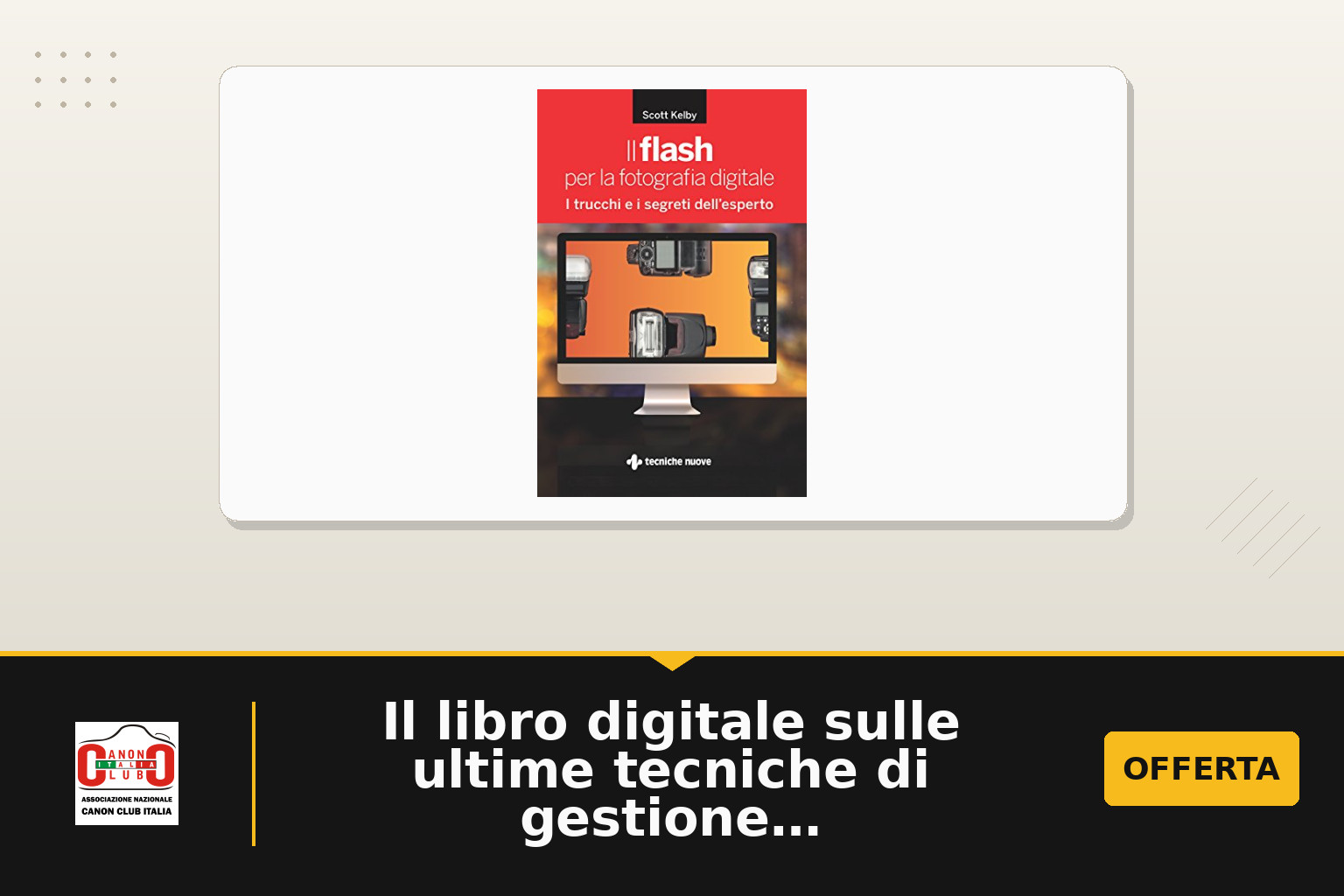 Il libro digitale sulle ultime tecniche di gestione del flash per fotografia digitale
