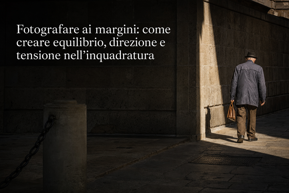 Fotografare ai margini: come creare equilibrio, direzione e tensione nell’inquadratura