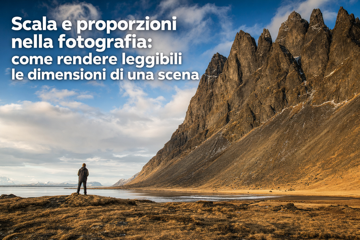 Scala e proporzioni nella fotografia: come rendere leggibili le dimensioni di una scena